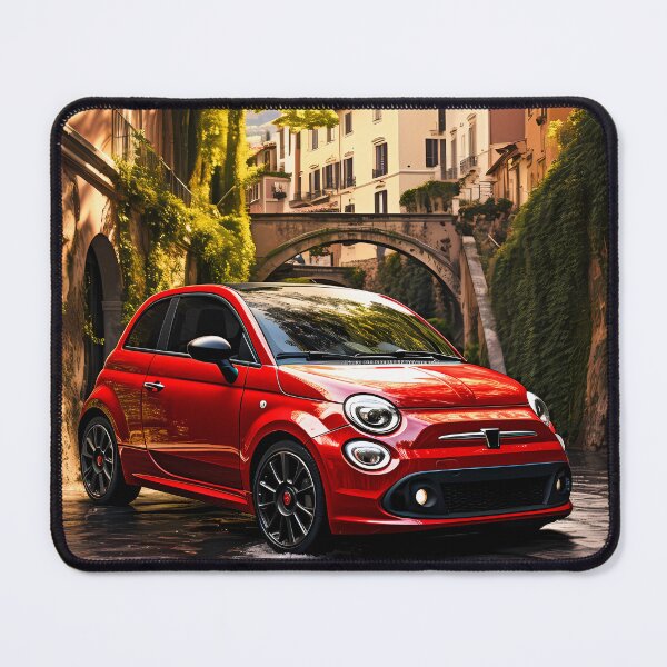 Item preview, Italian Sports Car Reflected On Picturesque Old Town Street designed and sold by RevUpDesign.