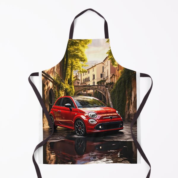 Item preview, Italian Sports Car Reflected On Picturesque Old Town Street designed and sold by RevUpDesign.