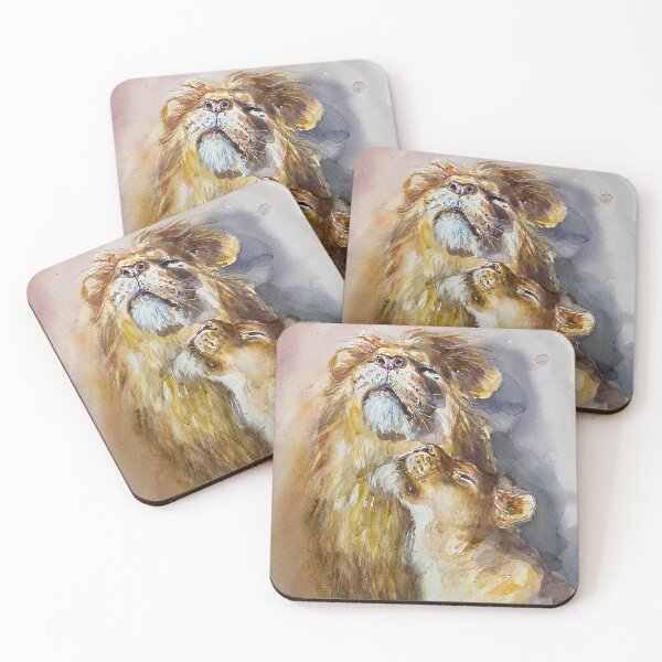 Item preview, Lion and lioness. designed and sold by Elena Reutova.
