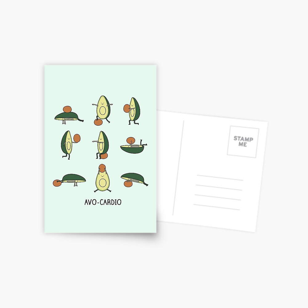 Avo-cardio Postcard