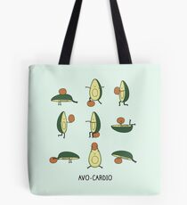 Avo-cardio Tote Bag