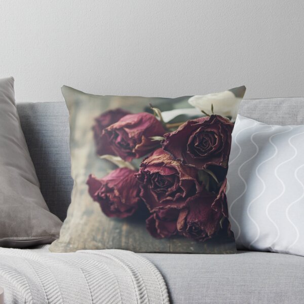 Item preview, Dried roses with lace ribbon on wood designed and sold by anytka.