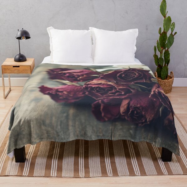 Item preview, Dried roses with lace ribbon on wood designed and sold by anytka.
