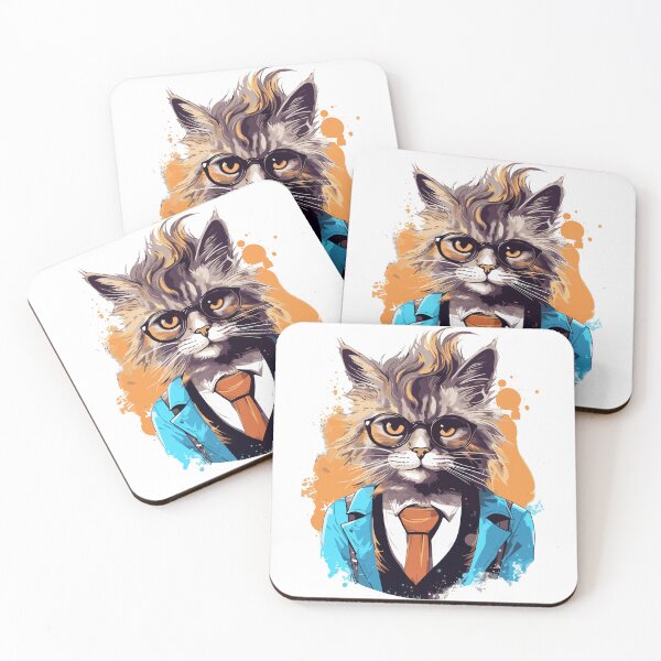 Item preview, Felix, the hipster cat designed and sold by Zurori.