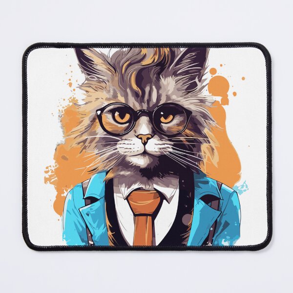 Item preview, Felix, the hipster cat designed and sold by Zurori.
