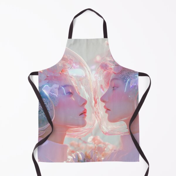 Item preview, Floral helmeted duo in light designed and sold by anytka.