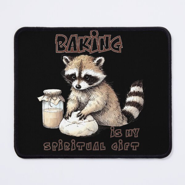 Item preview, Baking is my spiritual gift - Animal Baking - Racoon designed and sold by KolbaVison.