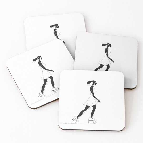 Item preview, Roller Skater Flow - Line Art Vibe designed and sold by ShadowAndSlate.