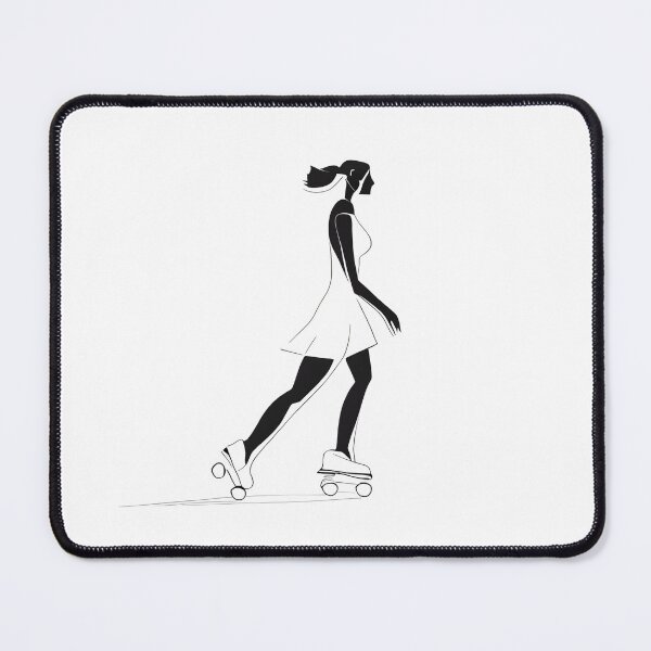Item preview, Roller Skater Flow - Line Art Vibe designed and sold by ShadowAndSlate.