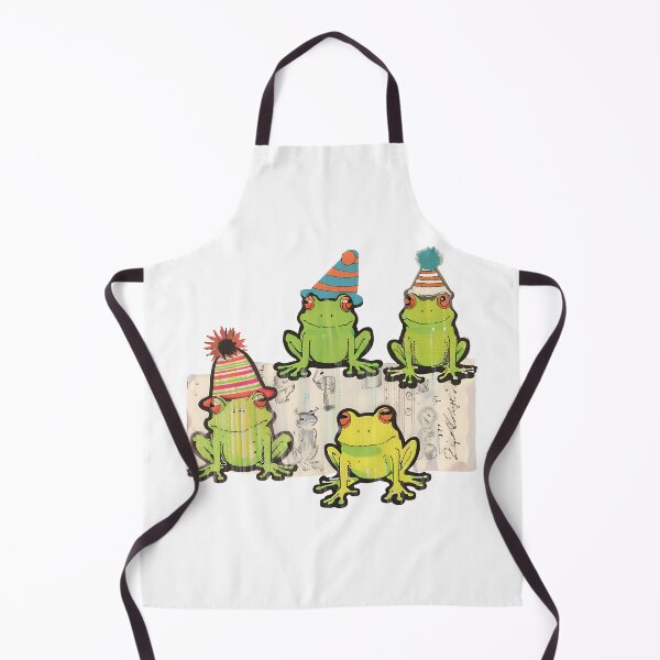 Item preview, Funky Frogs in Fancy Hats – Quirky Party Amphibians designed and sold by meaowclub.