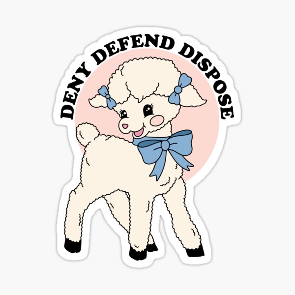 Item preview, Deny Defend Dispose designed and sold by Fairy Moon Market.