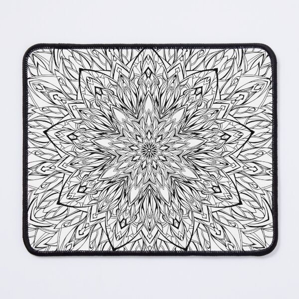 Item preview, Mandala "Galactic Flower" full page  designed and sold by Soelly.