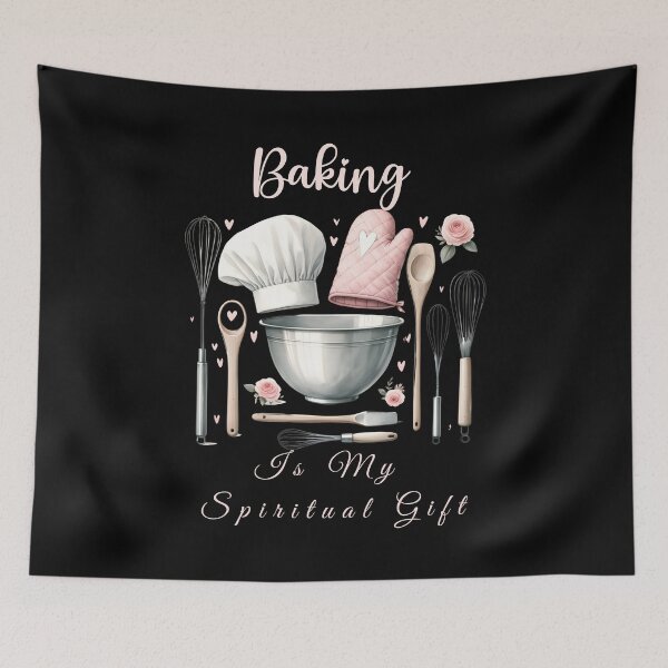 Item preview, Baking is my spiritual gift - Kitchen utensils and baking accessories for hobby bakers designed and sold by KolbaVison.