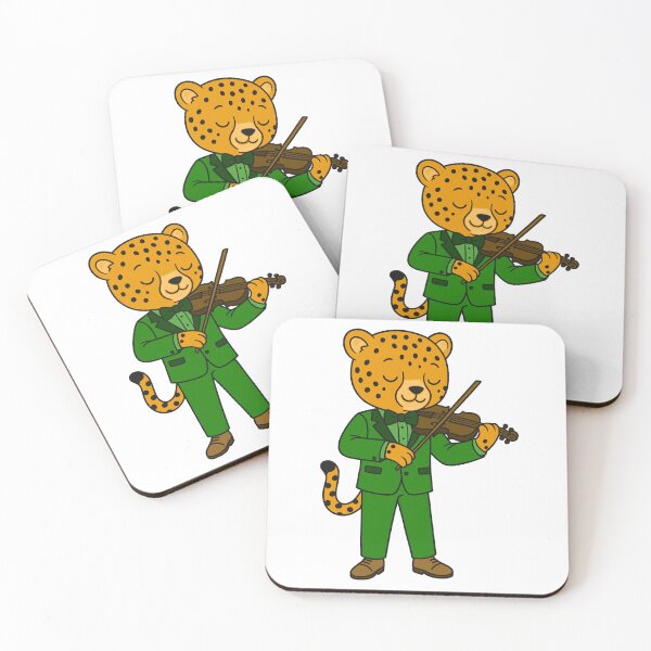 Item preview, Violin Cheetah - Dark Green designed and sold by AngelMiette.