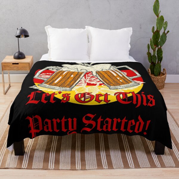 Item preview, Let's Get This Party Started German Flag and Prost designed and sold by LibStix.