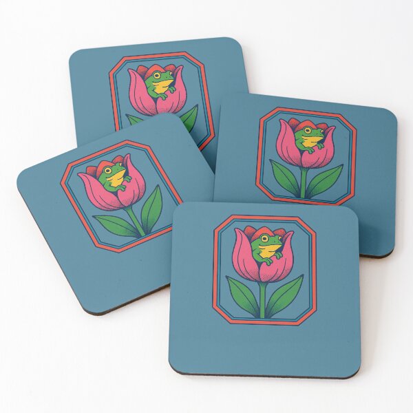 Item preview, Tulip Frog designed and sold by FrictionMaxxing.
