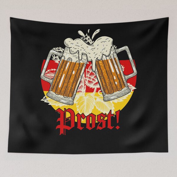 Aperçu de l'œuvre German Flag and Prost! créée et vendue par LibStix.