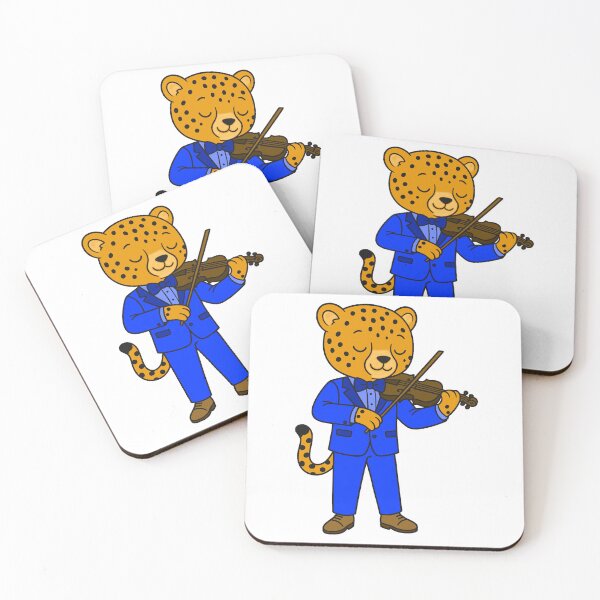 Item preview, Violin Cheetah - Dark Blue designed and sold by AngelMiette.