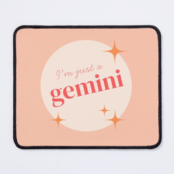 Item preview, I'm Just a Gemini - Astrology/Zodiac Sign Sticker designed and sold by JuliaLaurynArt.