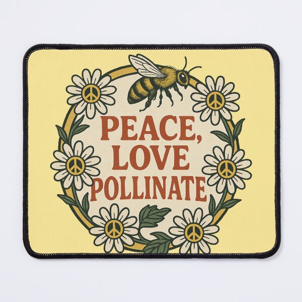 Item preview, Peace love Pollinate designed and sold by FrictionMaxxing.
