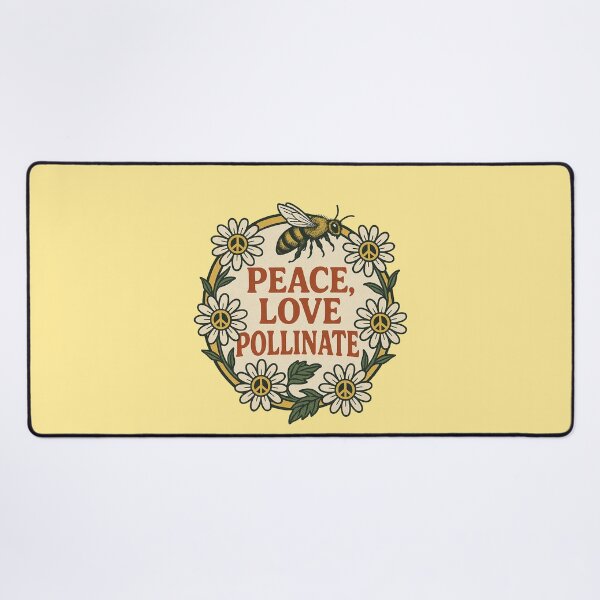 Item preview, Peace love Pollinate designed and sold by FrictionMaxxing.