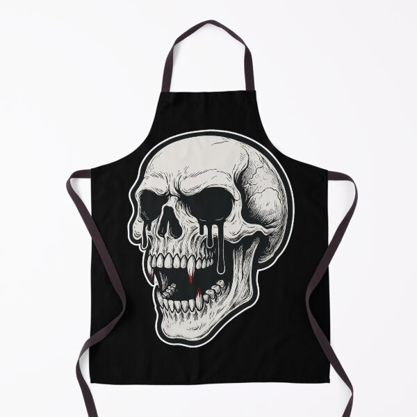 Item preview, Vampire Skull Crying Black Blood – Gothic Horror Art designed and sold by NecrosisShop.