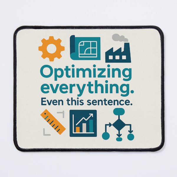 Item preview, Optimizing Everything. Even This Sentence – Funny Industrial Engineer Gift Design designed and sold by WorkBuddyGifts.