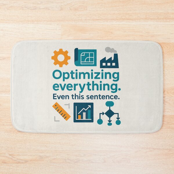 Item preview, Optimizing Everything. Even This Sentence – Funny Industrial Engineer Gift Design designed and sold by WorkBuddyGifts.