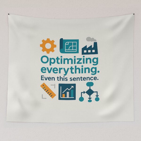 Item preview, Optimizing Everything. Even This Sentence – Funny Industrial Engineer Gift Design designed and sold by WorkBuddyGifts.