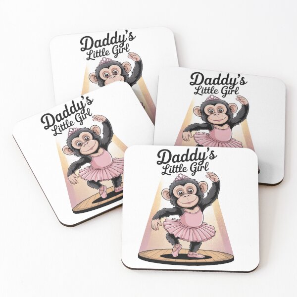Item preview, Monkey Ballerina Daddy's Little Girl designed and sold by MonkiFlipp.