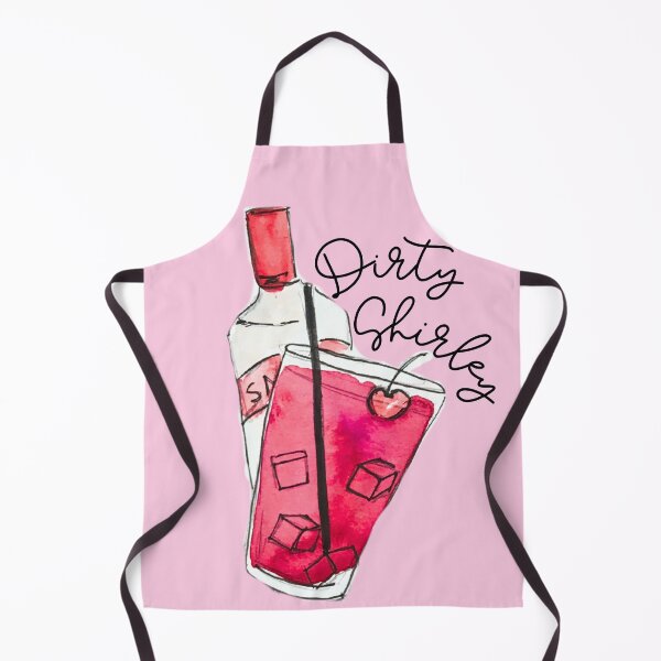 Item preview, Dirty Shirley Temple Watercolor Cocktail designed and sold by skybluepink studio.