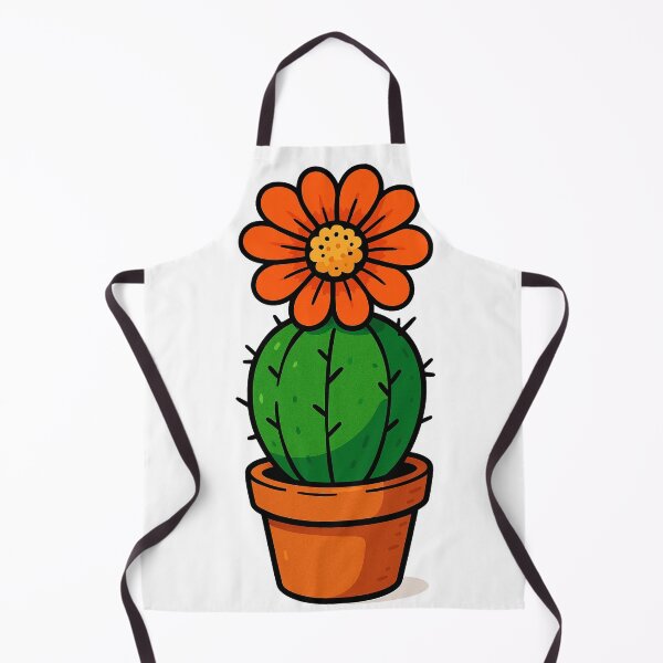 Item preview, Small cactus with orange flower designed and sold by miguel-ozz.