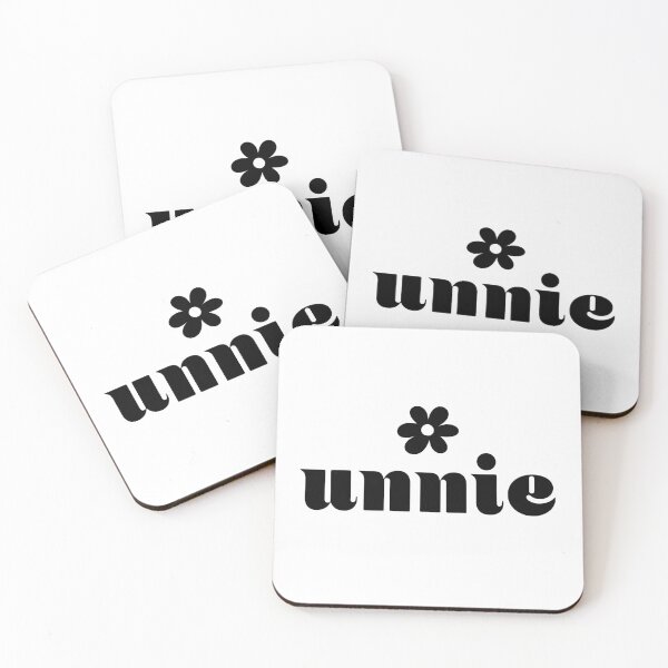 Item preview, Korean Unnie logo black designed and sold by UnnieDesign.