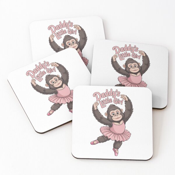 Item preview, Monkey Ballerina Daddy's Little Girl designed and sold by MonkiFlipp.