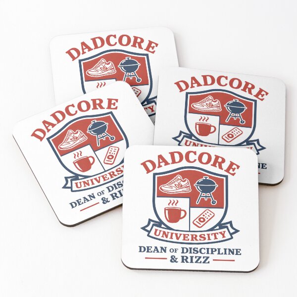 Item preview, Dadcore University: Dean of Discipline & Rizz | Classic Crest Father’s Day Digital Art 2025 designed and sold by AnnDesignStudio.