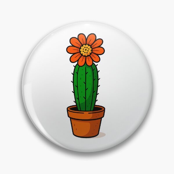 Item preview, Large cactus with orange flowers designed and sold by miguel-ozz.