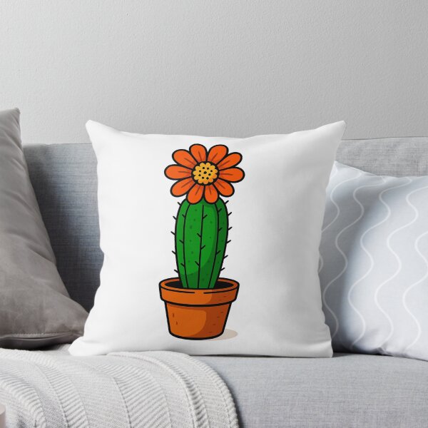 Item preview, Large cactus with orange flowers designed and sold by miguel-ozz.