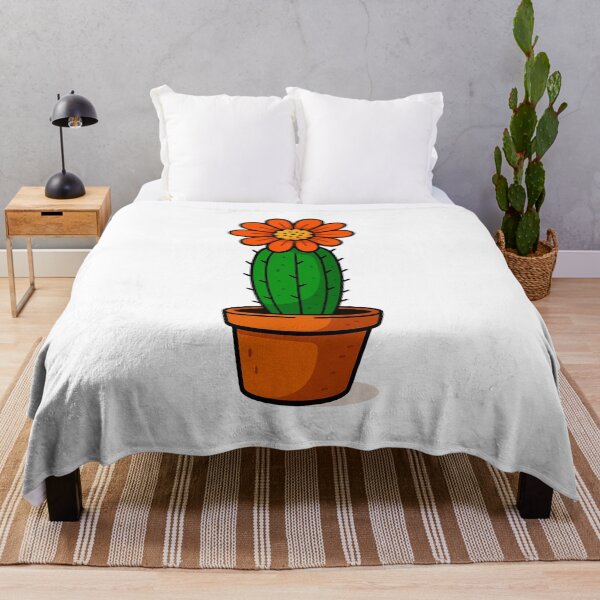 Item preview, Large cactus with orange flowers designed and sold by miguel-ozz.
