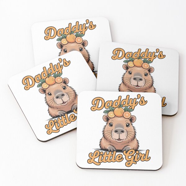 Item preview, Cute Capybara Daddy's Little Girl designed and sold by MonkiFlipp.