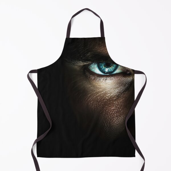 Item preview, Man with striking blue eye in shadow designed and sold by anytka.