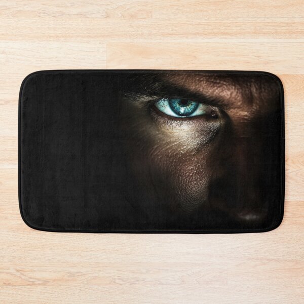 Item preview, Man with striking blue eye in shadow designed and sold by anytka.