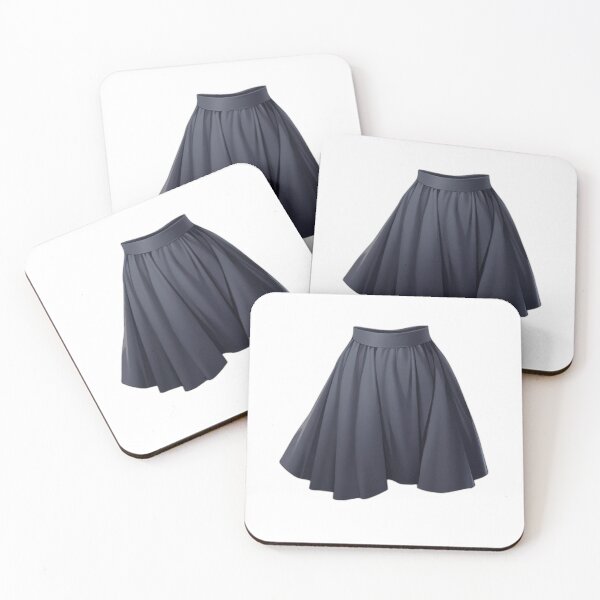 Item preview, Pegatina estética de falda negra elegante y fluida designed and sold by CuteKawaiiStudio.