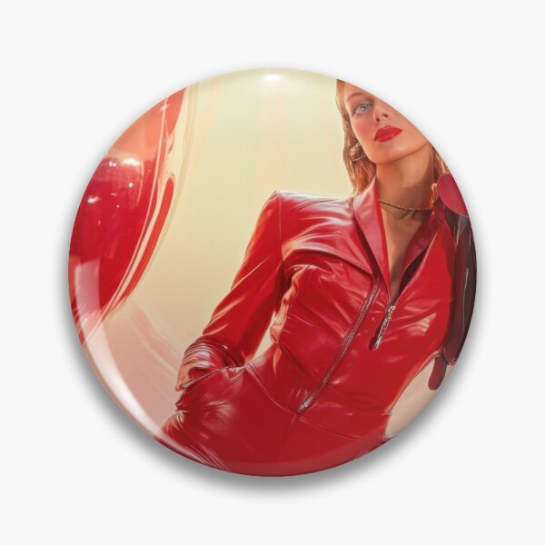 Item preview, Red-clad model with cherries designed and sold by anytka.