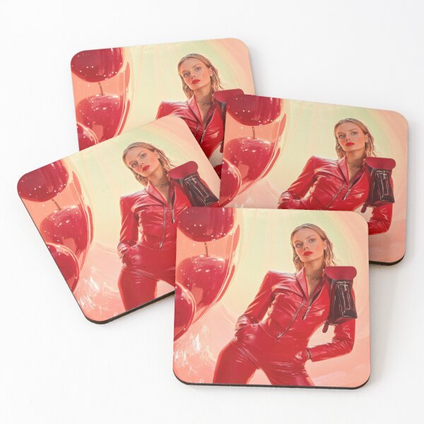 Item preview, Red-clad model with cherries designed and sold by anytka.