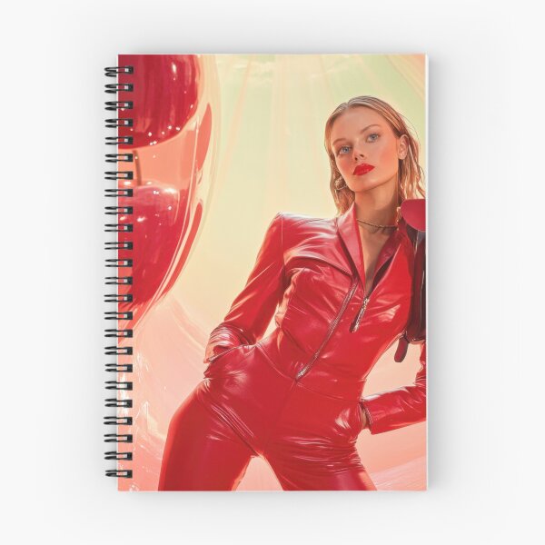 Item preview, Red-clad model with cherries designed and sold by anytka.