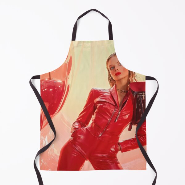 Item preview, Red-clad model with cherries designed and sold by anytka.