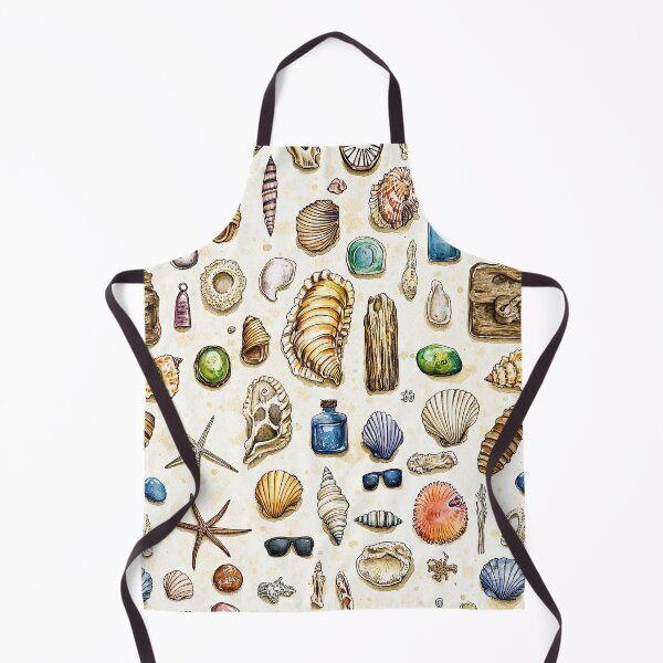 Aperçu de l'œuvre Coquillages et verre de mer en composition naturelle créée et vendue par Piotrek0001.