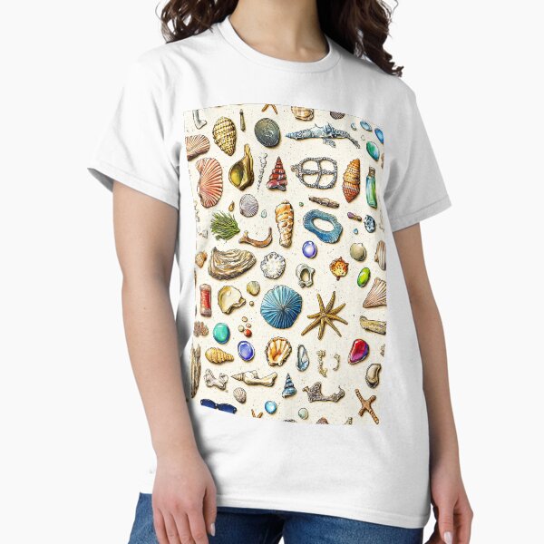 Item preview, Shoreline Collection of Colorful Pebbles and Shells designed and sold by Piotrek0001.