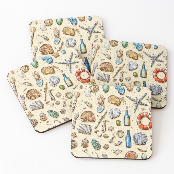 Item preview, Delicate Beach Collection Framed with Sandy Texture designed and sold by Piotrek0001.