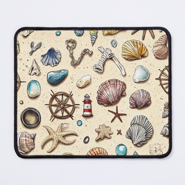 Item preview, Tidepool Objects in a Stylized Ocean Display designed and sold by Piotrek0001.